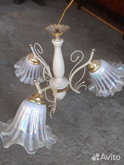 Люстра потолочная подвесная бу