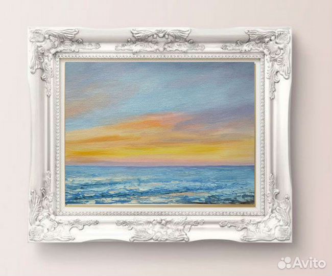Картина маслом с морем 