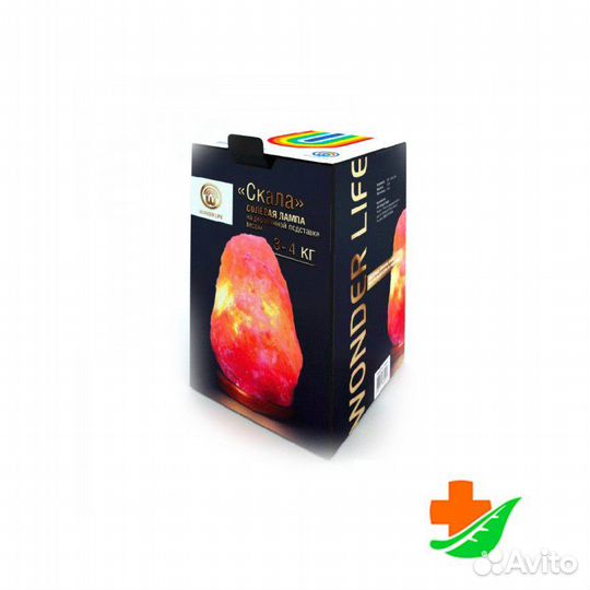 Соляная лампа wonder life Скала 3-4 кг