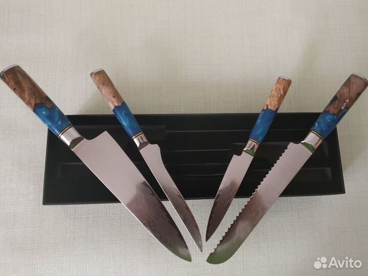 Кухонные ножи, набор 4 штуки