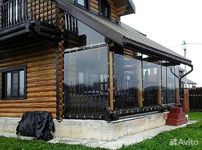 Мягкие окна для беседки, веранды террасы, под ключ