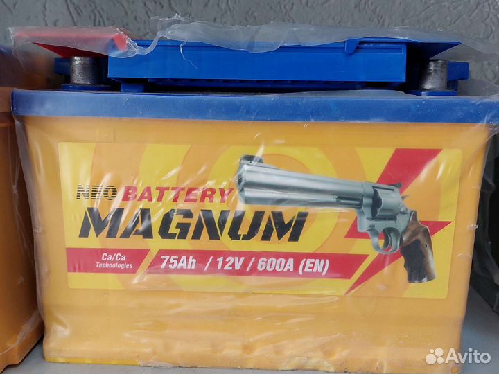 Аккумулятор новый Magnum 75Ah обратная полярность