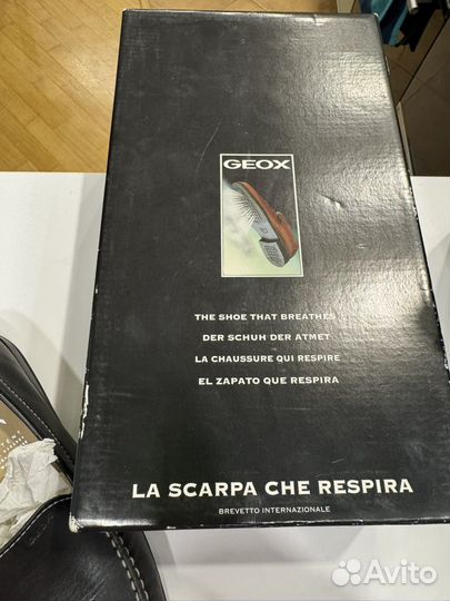 Мокасины geox 38