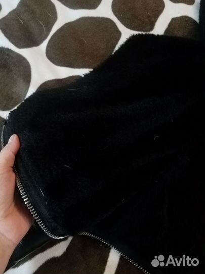 Кожаная куртка с мехом