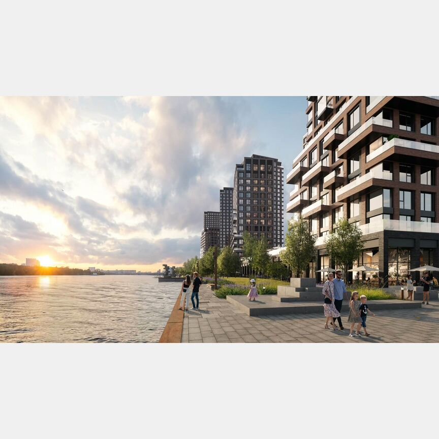 1-к. квартира, 46,7 м², 2/25 эт.