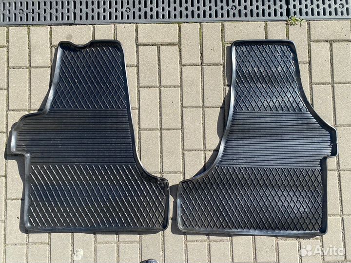 Коврики передние VW transporter T5 резиновые