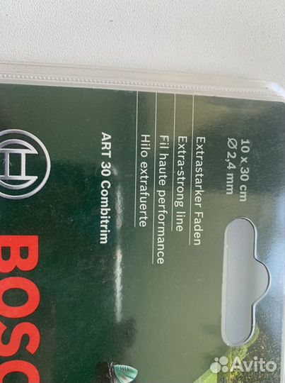 Леска для триммера bosch