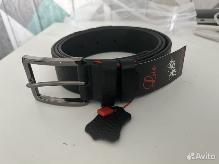 Новый мужской ремень натуральная кожа