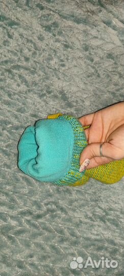 Комплект Адидас, шапка, шарф и варежки