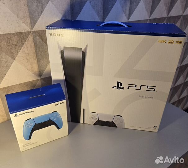 Коробка от ps5 + от геймпада