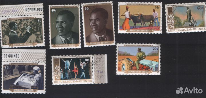 Марки почтовые разных стран на разные тематики