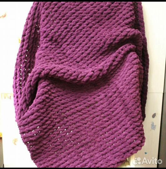 Плед детский плюшевый