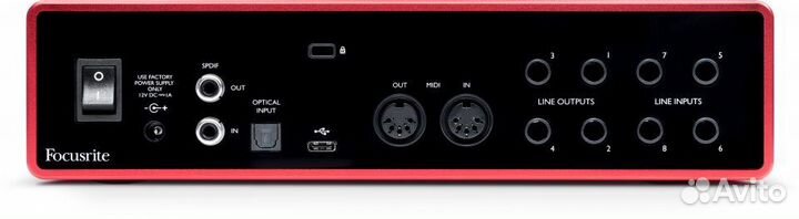 Звуковая карта Focusrite Scarlett 18i8 3rd Gen