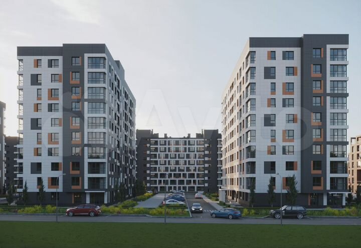 2-к. квартира, 53,2 м², 9/10 эт.