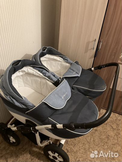 Продам коляску для двойни indigo duo 3 в 1