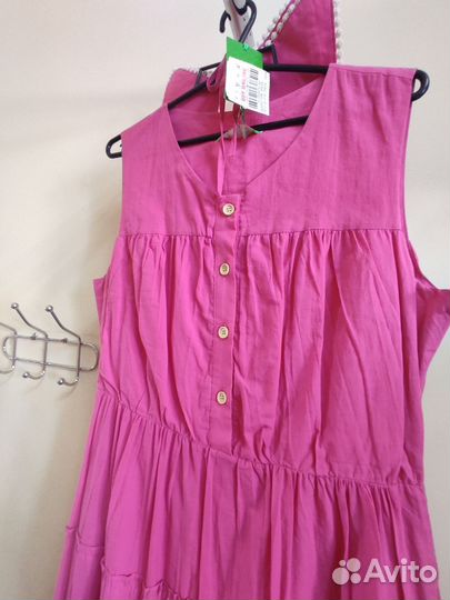Платье летнее хлопок 44-46