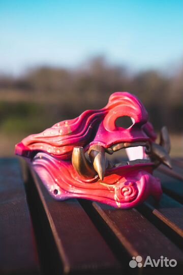 Японские маски они, ручная работа