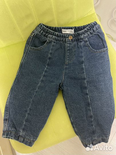 Джинсы zara для девочки 74