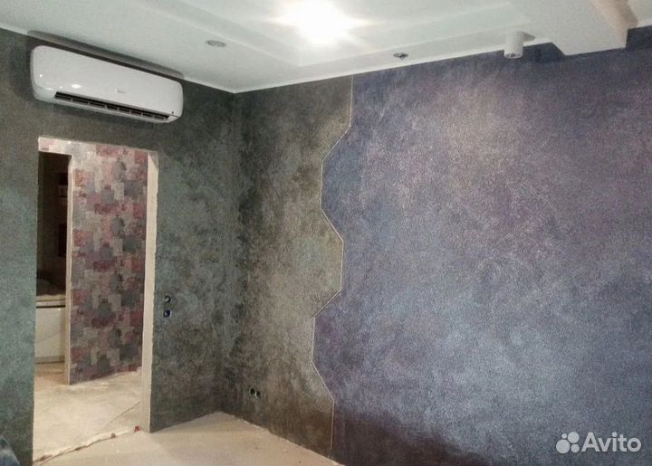 Поклейка обоев. Шпаклевка стен. Ламинат