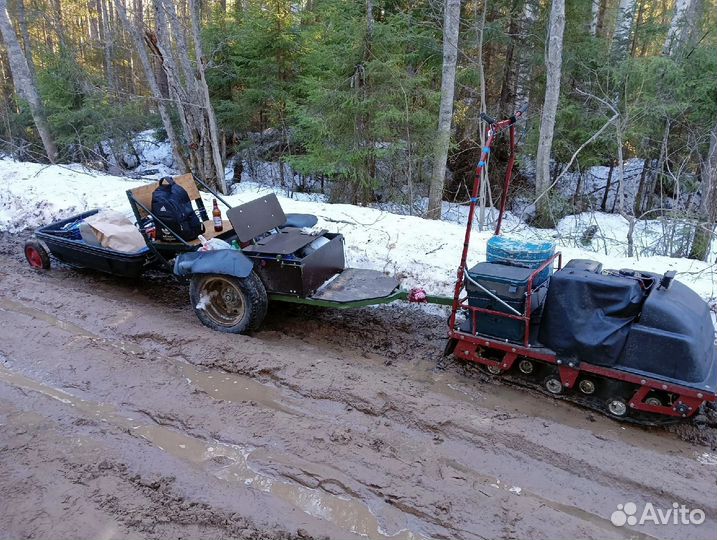 Прицеп для мотособаки