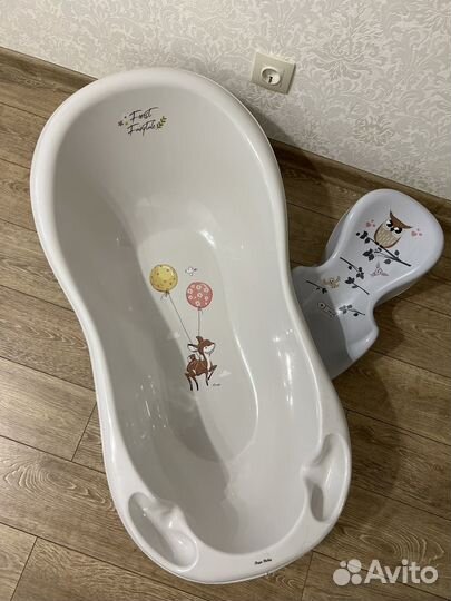 Ванночка для купания с горкой