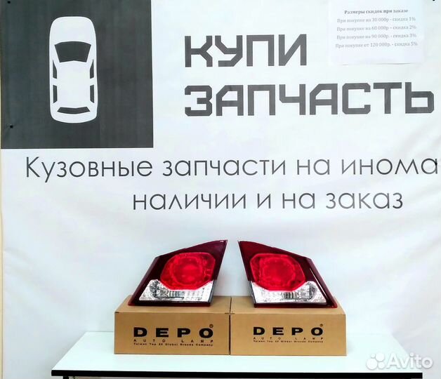 Фонари задние внутренние honda Civic