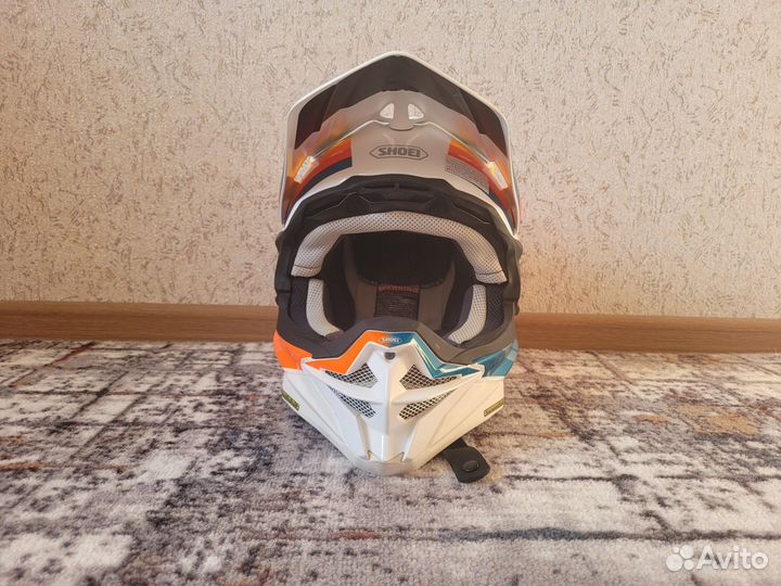 Шлем Shoei VFX-WR Pinnacle TC-8 orange grey