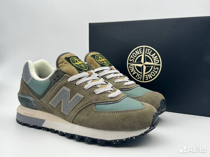 Кроссовки мужские new balance 574 Stone Island