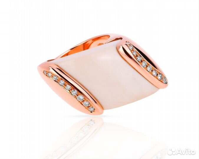 Золотое кольцо с бриллиантами 0.18ct Gavello