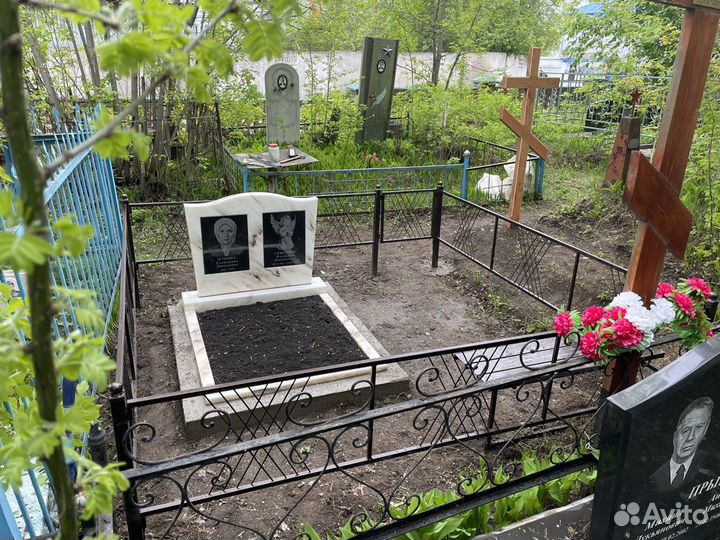 Благоустройство могил,памятники,уборка захоронений