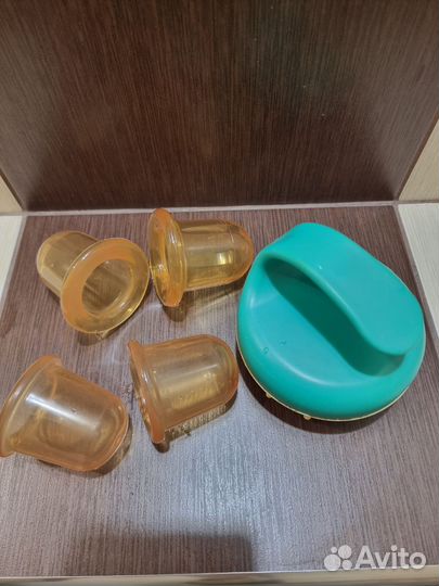 Банки для массажа и щетка-массажер для тела Avon