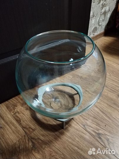 Аквариум круглый с подставкой