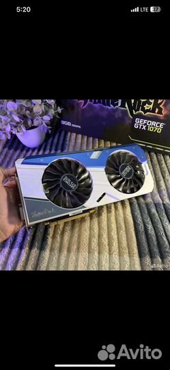 Видеокарта gtx 1070 gamerock