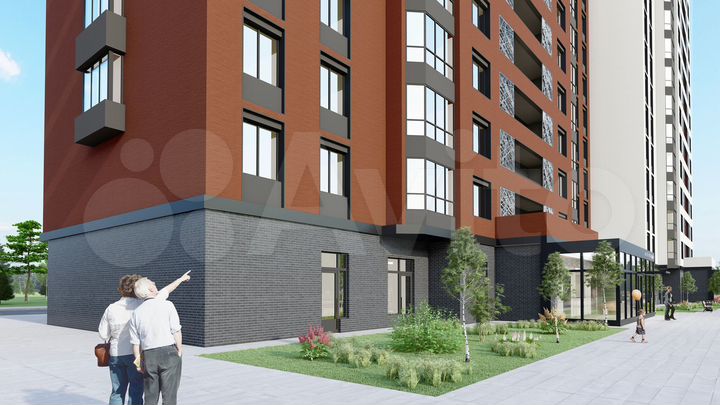 3-к. квартира, 78,4 м², 7/14 эт.