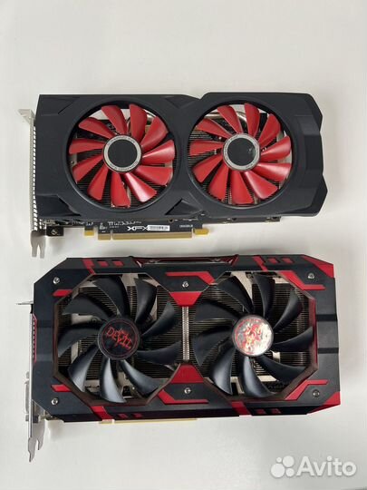 RX 580 8GB, 2шт под ремонт