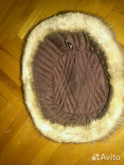 Мужская андатровая шапка