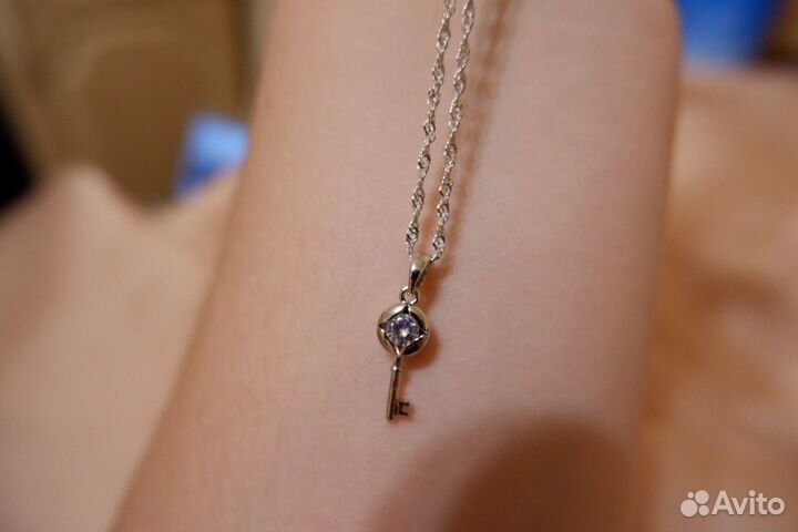 Цепочка серебро с ценником