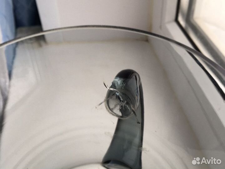 Кувшин из стекла графитного цвета