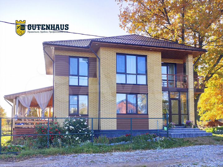 Коттедж 142 м² на участке 7 сот.