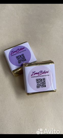 Брендированный шоколад с логотипом оптом на заказ