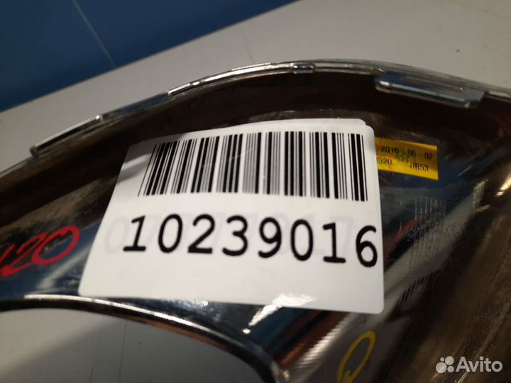 Рамка противотуманной фары правой Renault Logan 2 2014