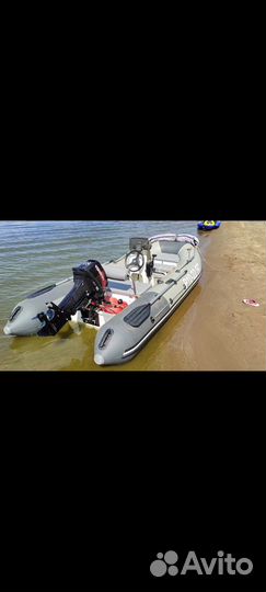 Продам лодку RIB370, с прицепом, мотором