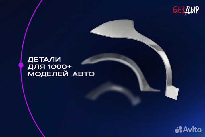 Ремонтная арка Honda Capa 1 правая