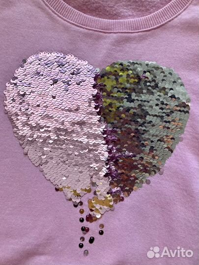 Свитшот новый, с начесом, размер xs, 146-158 см