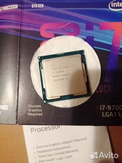 Процессор Intel Core i7-9700KF 12M кеш,up 4.90 GHz