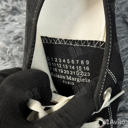 Maison margiela tabi ribbed front sole black 37-45