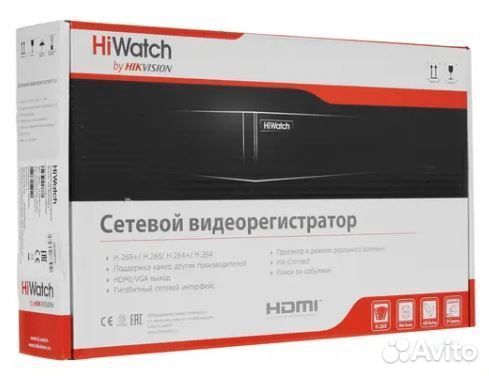 IP-видеорегистратор HiWatch DS-N304P(D)