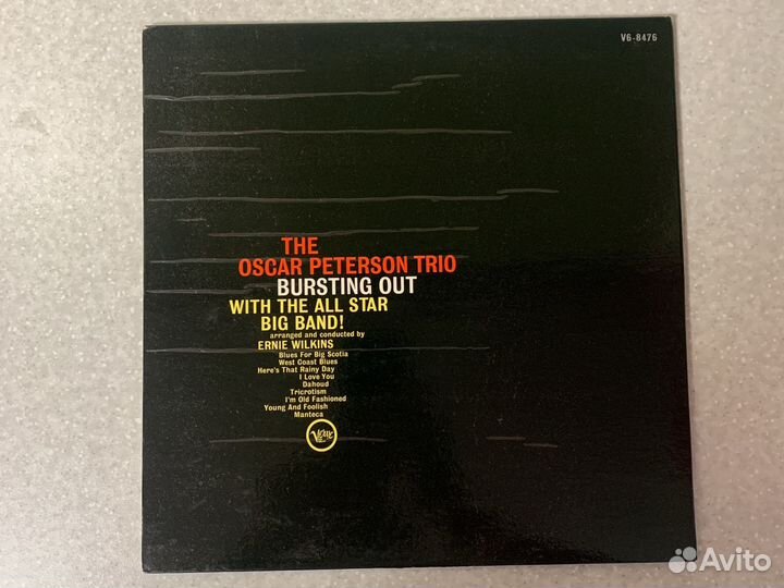 The Oscar Peterson trio-Bursting out 1st press