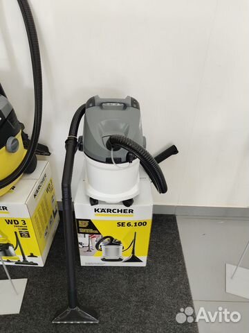 Моющий пылесос Керхер SE 6.100+ химия