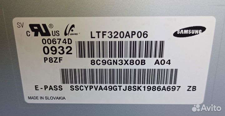 Матрица LTF320AP06 для Samsung LE32B450